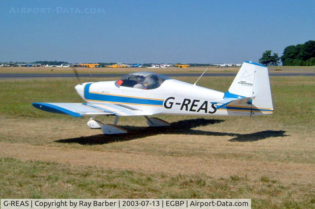 G-REAS, 1995 Vans RV-6A C/N PFA 181-12188, Van's RV-6A [PFA 181-12188] Kemble~G 13/07/2003