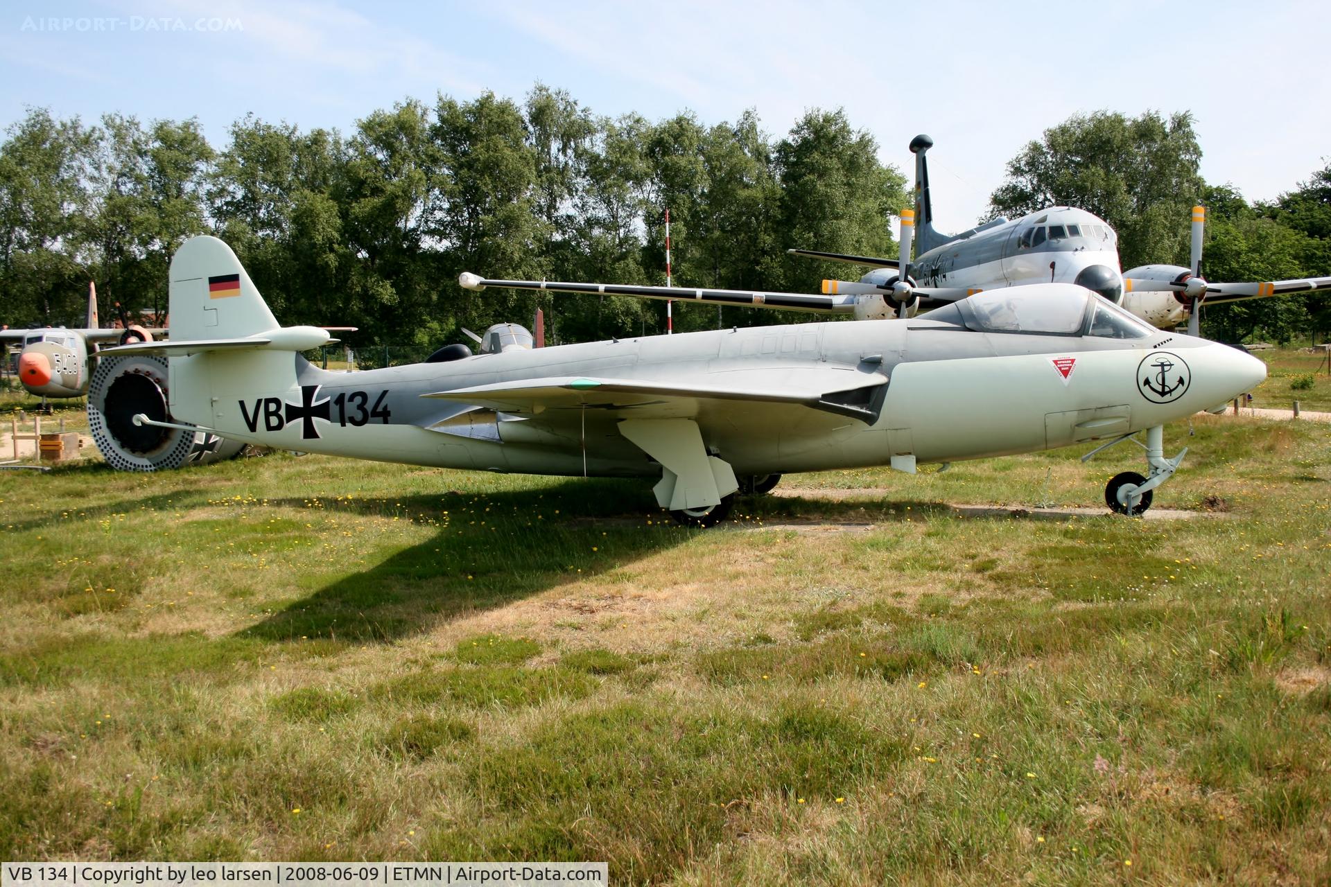 VB 134, Hawker Sea Hawk Mk.100 C/N 6684, Nordholz Museum ETMN 9.6.08