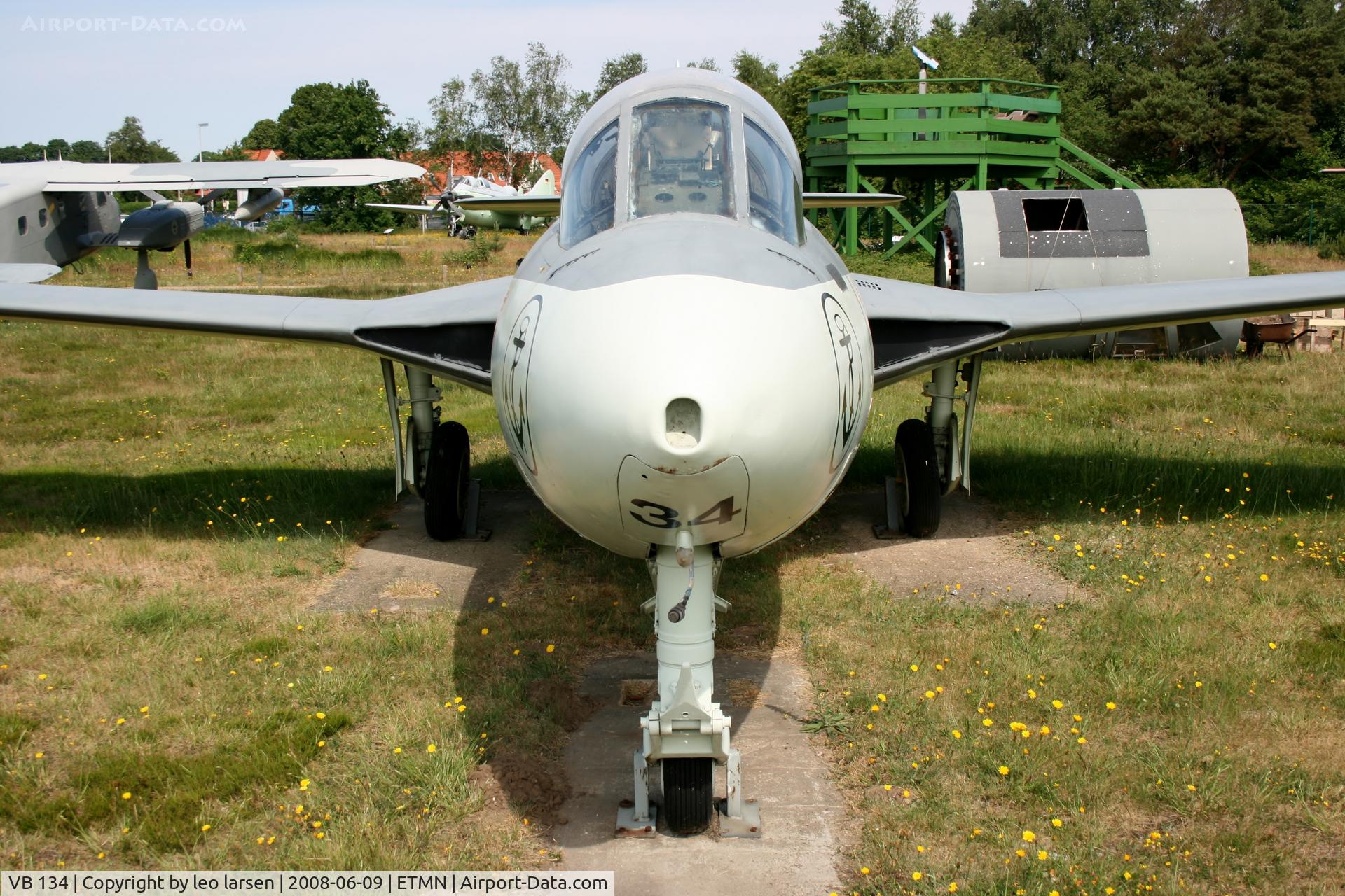 VB 134, Hawker Sea Hawk Mk.100 C/N 6684, Nordholz Museum ETMN 9.6.08