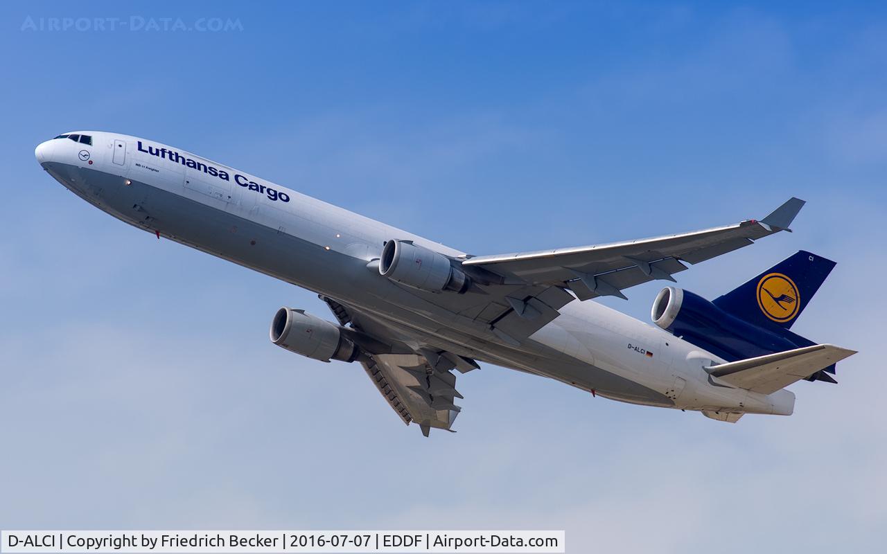 D-ALCI, 2000 McDonnell Douglas MD-11F C/N 48800, departure via RW25C