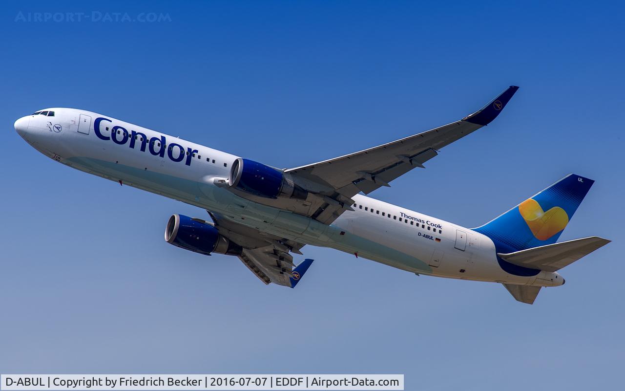 D-ABUL, 1994 Boeing 767-3Q8/ER C/N 26259, departure via RW25C