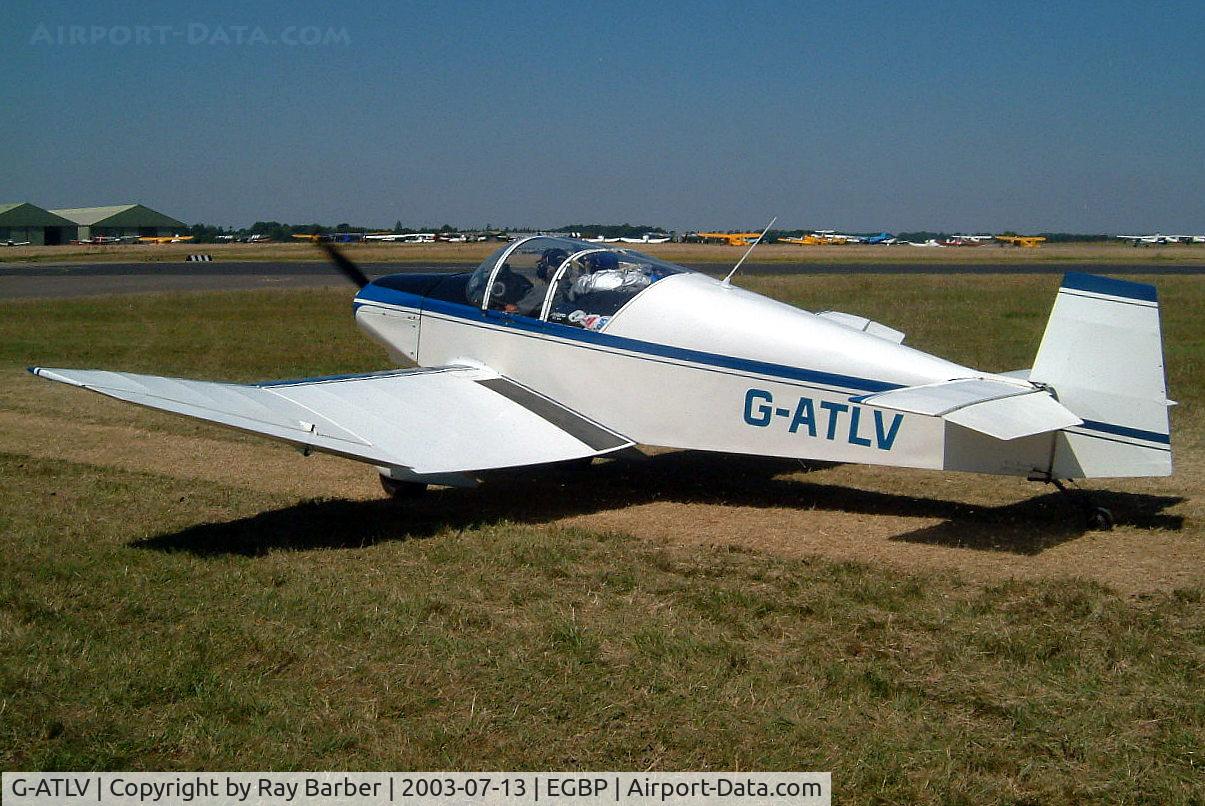 G-ATLV, 1960 Wassmer (Jodel) D-120 Paris Nice C/N 224, Wassmer Jodel D.120 Paris-Nice [224] Kemble~G 13/07/2003