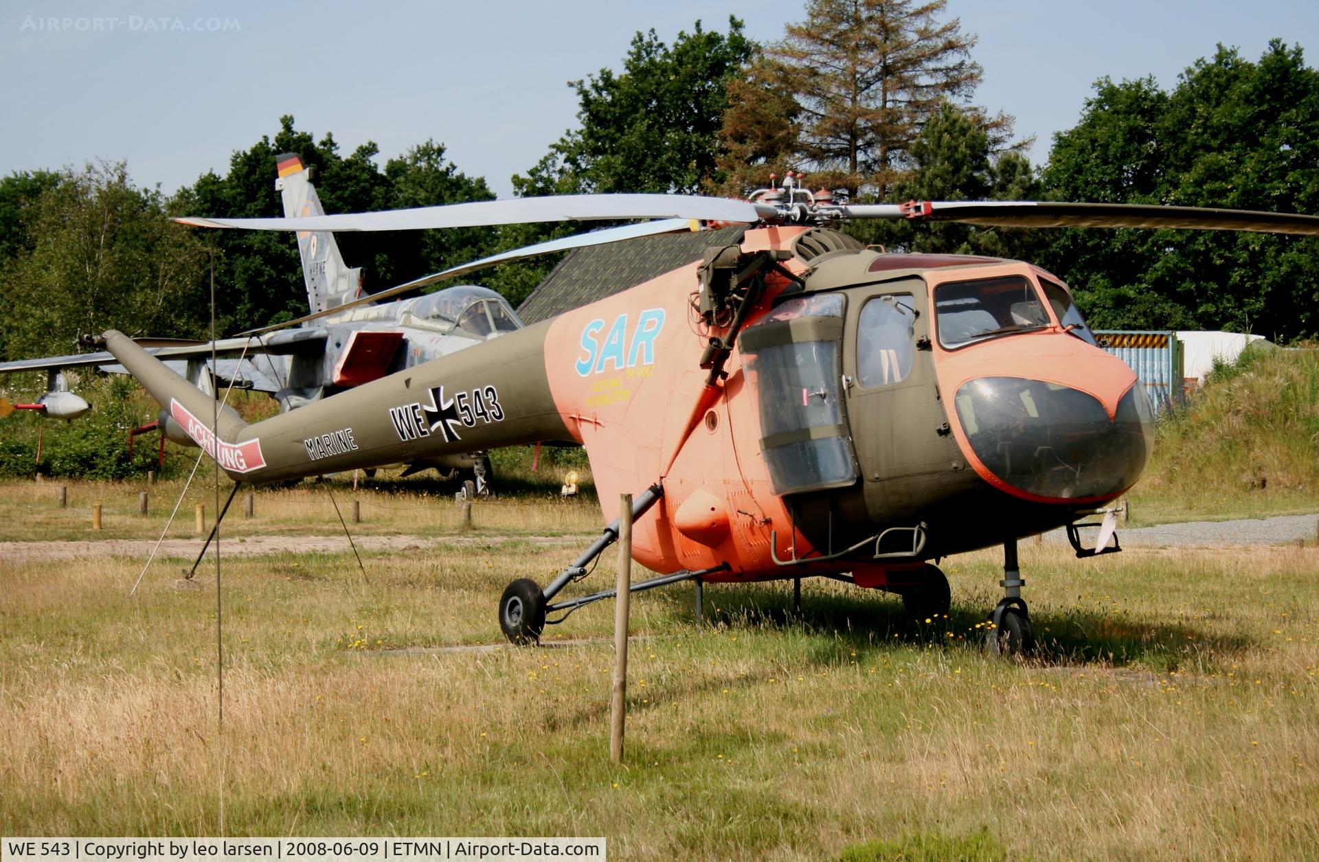 WE 543, Bristol Sycamore MK.52 C/N 13473, Nordholz Aeronuticum Museum 9.6.08.with fake serial.ex 78+16,AS-330