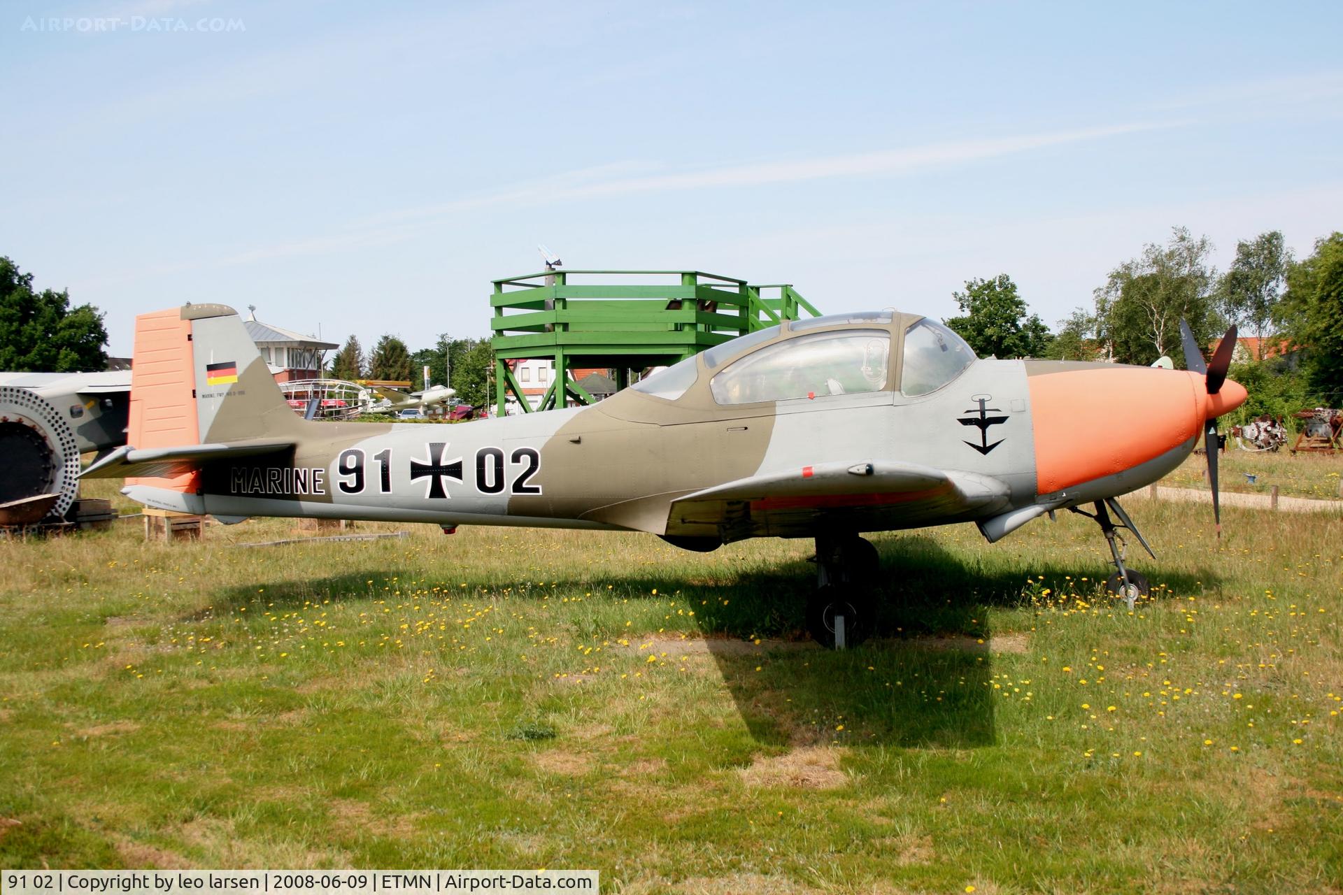 91 02, Piaggio P-149D C/N 096, Nordholz Aeronauticum Museum 9.6.08