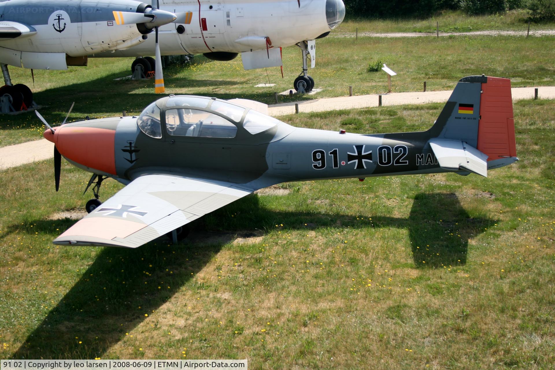 91 02, Piaggio P-149D C/N 096, Nordholz Aeronauticum Museum 9.6.08