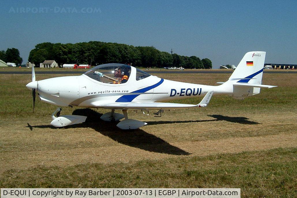D-EQUI, Aquila A210 (AT01) C/N AT01-100, Aquila A.210 [AT01-100] Kemble~G 13/07/2003