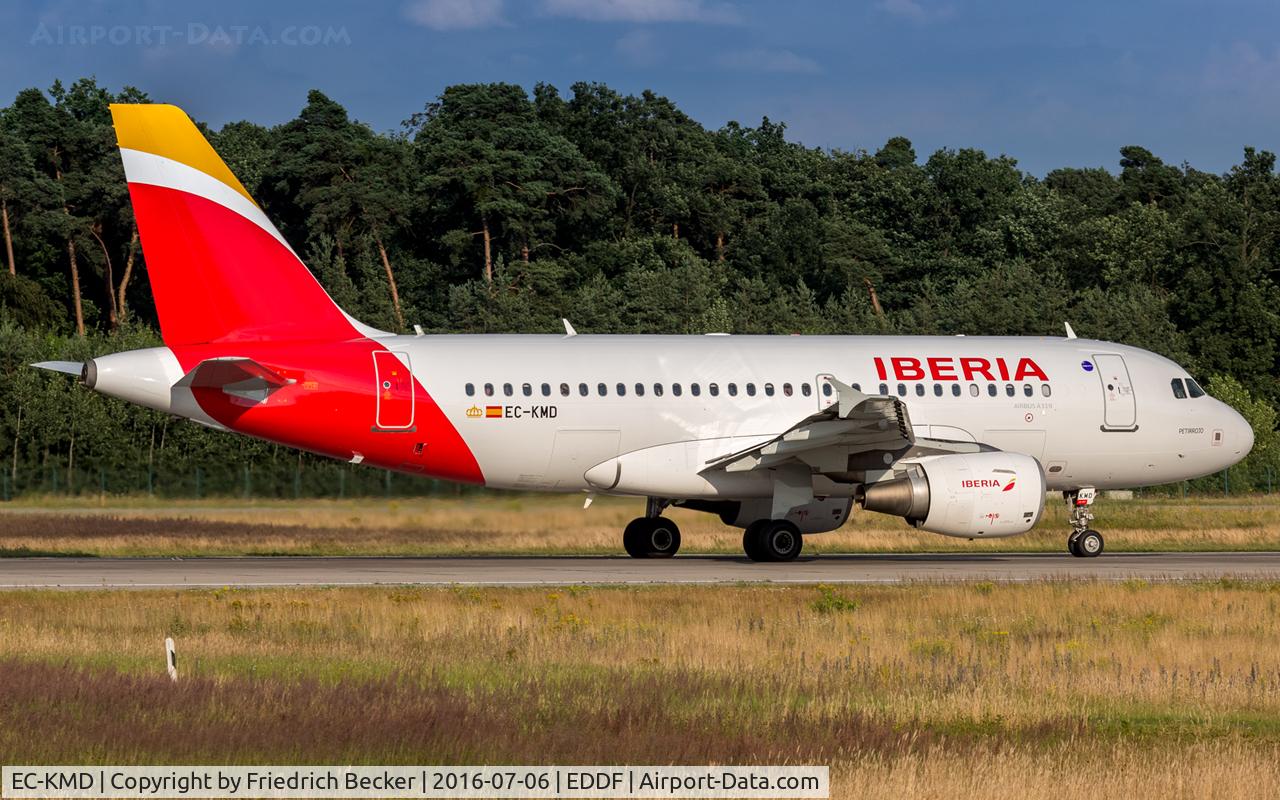 EC-KMD, 2008 Airbus A319-111 C/N 3380, departure via RW18W