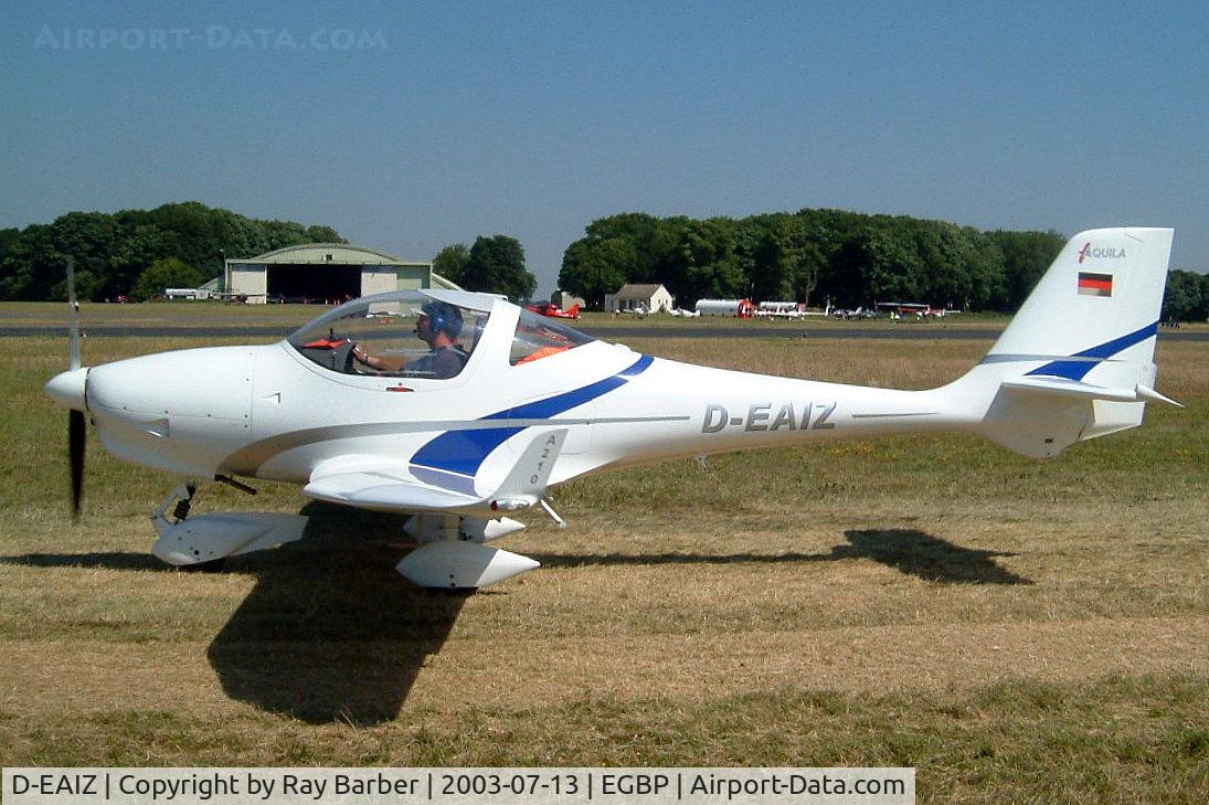 D-EAIZ, 2003 Aquila A210 (AT01) C/N AT01-105, Aquila A.210 [AT01-105] Kemble~G 13/07/2003
