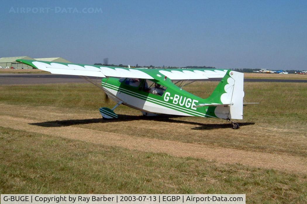 G-BUGE, 1977 Champion 7GCAA Citabria C/N 339-77, Bellanca 7GCA Sky Trac [339-77] Kemble~G 13/07/2003