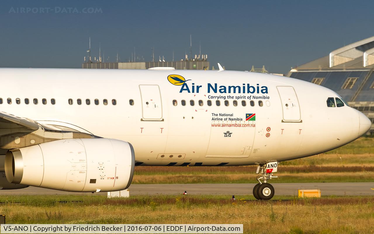 V5-ANO, 2013 Airbus A330-243 C/N 1451, departure via RW18W
