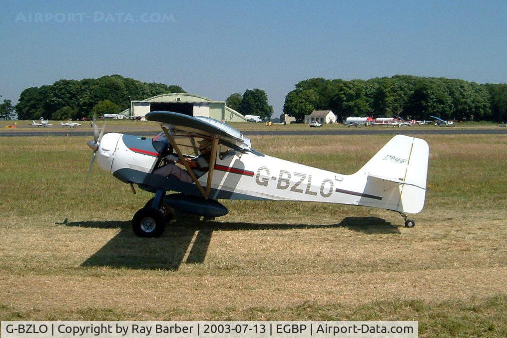 G-BZLO, 2001 Denney Kitfox Mk2 C/N PFA 172-13630, Denney Kitfox Mk.II [PFA 172-13630] Kemble~G 13/07/2003