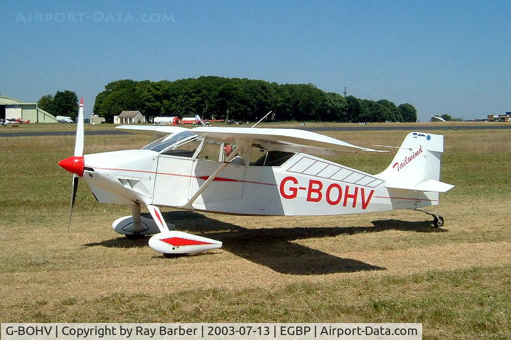G-BOHV, 1990 Wittman W-8 Tailwind C/N PFA 031-11151, Wittman W.8 Tailwind [PFA 031-11151] Kemble~G 13/07/2003