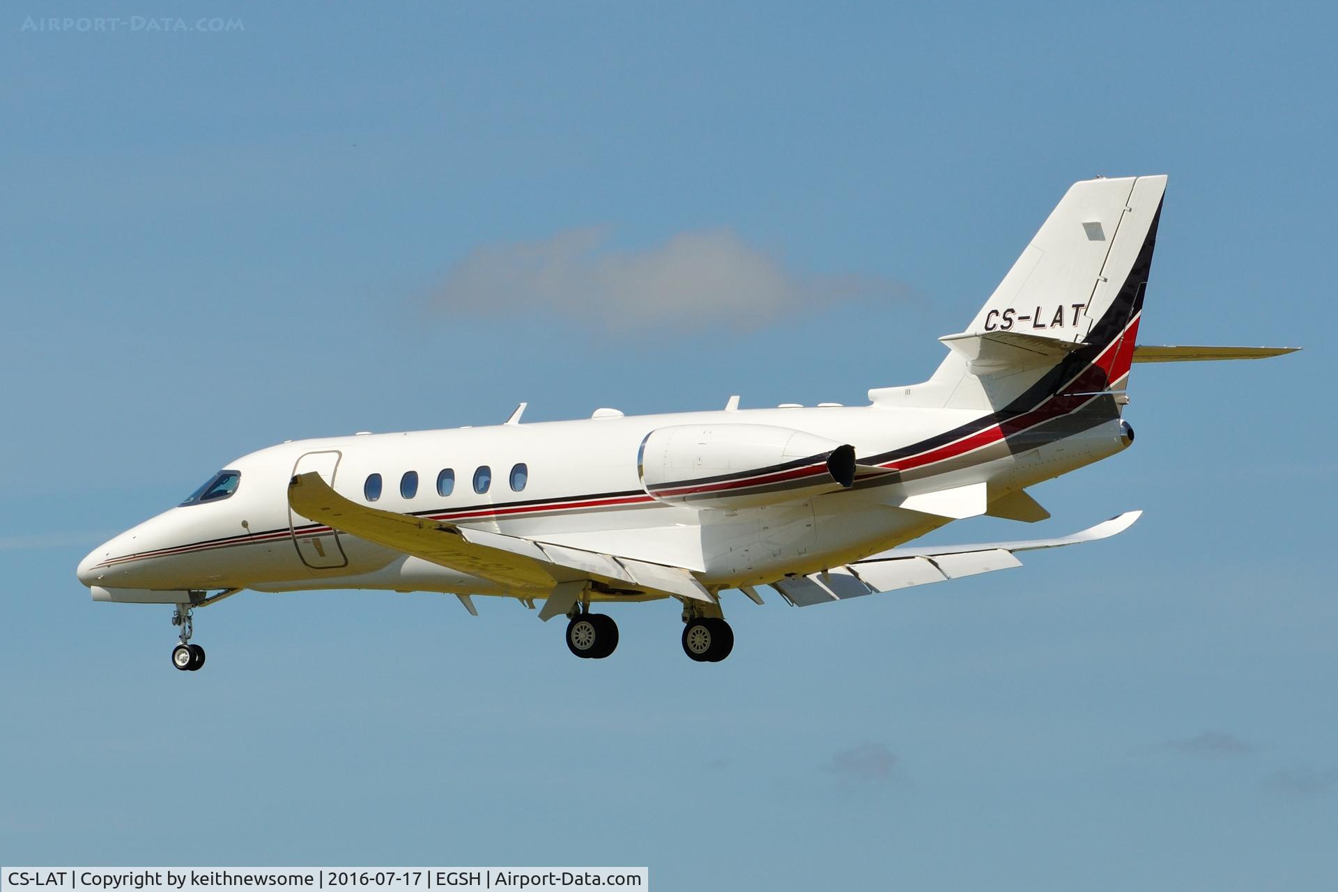 CS-LAT, 2016 Cessna 680A Citation Latitude C/N 680A-0027, Nice Arrival.