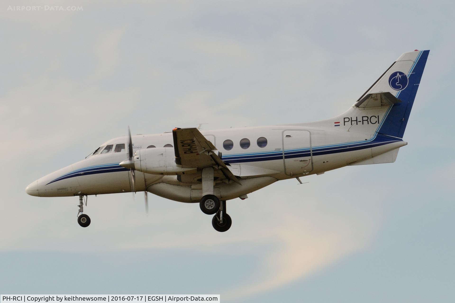 PH-RCI, 1989 British Aerospace BAe-3102 Jetstream 31 C/N 848, Nice Visitor.