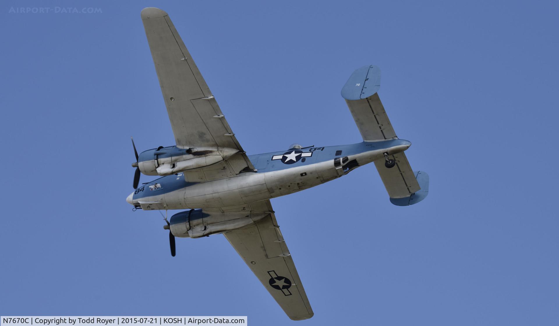 N7670C, 1945 Lockheed PV-2 Harpoon C/N 15-1438, Airventure 2015