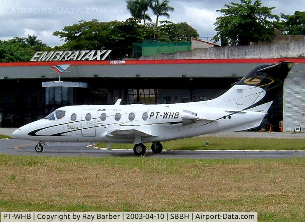PT-WHB, Beech 400A Beechjet C/N RK-73, Beech 400A Beechjet [RK-73] Belo Horizonte-Pampulha Int'l~PP 10/04/2003