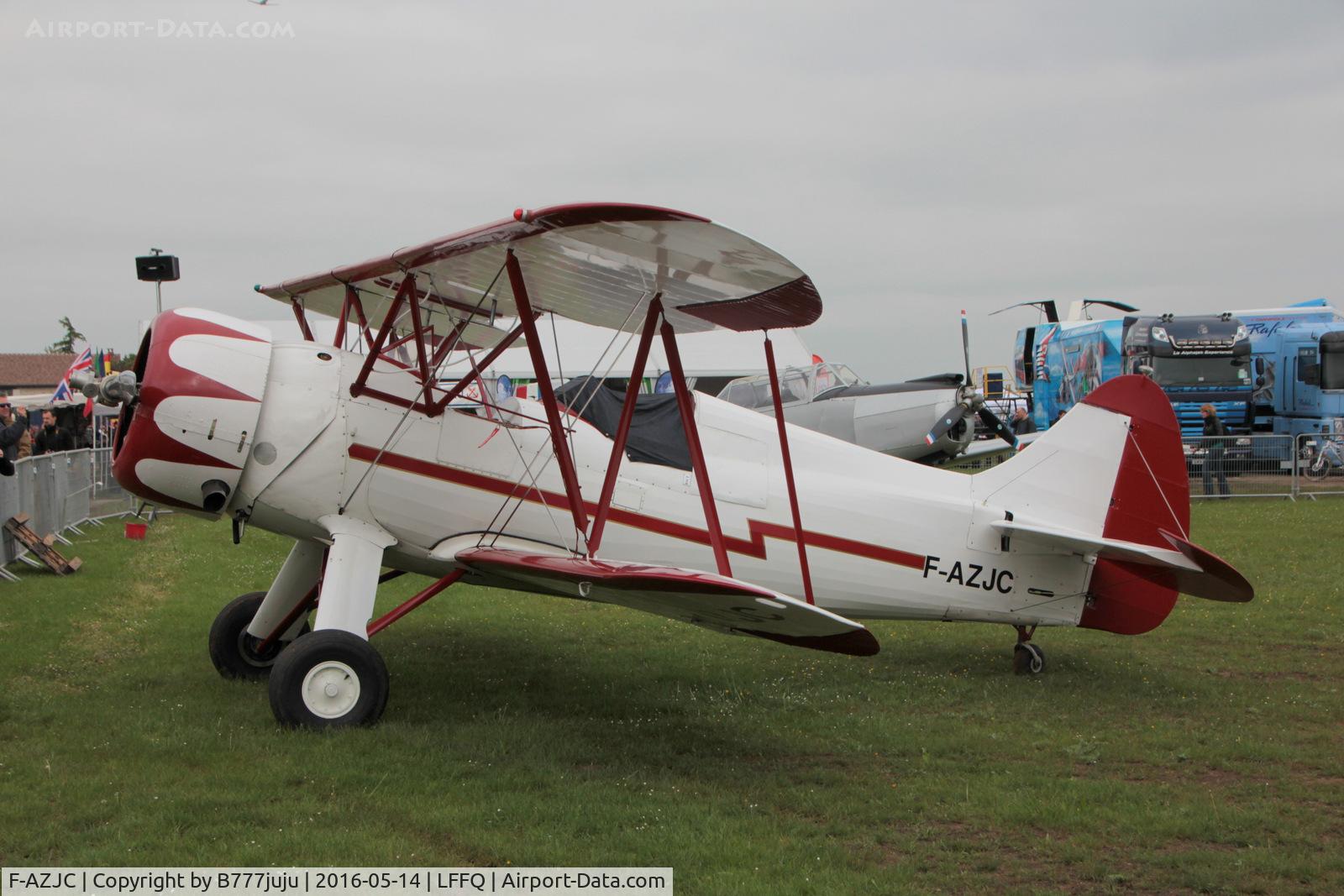 F-AZJC, Waco UPF7 C/N 5495, at La Férté-Alais