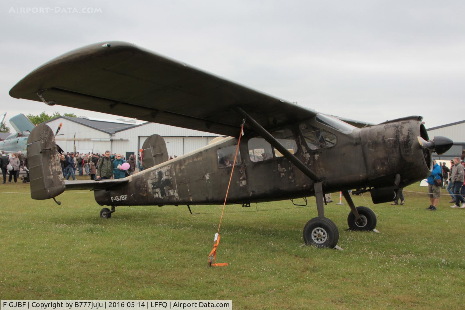 F-GJBF, Max Holste MH-1521C-1 Broussard C/N 13, at La Férté-Alais
