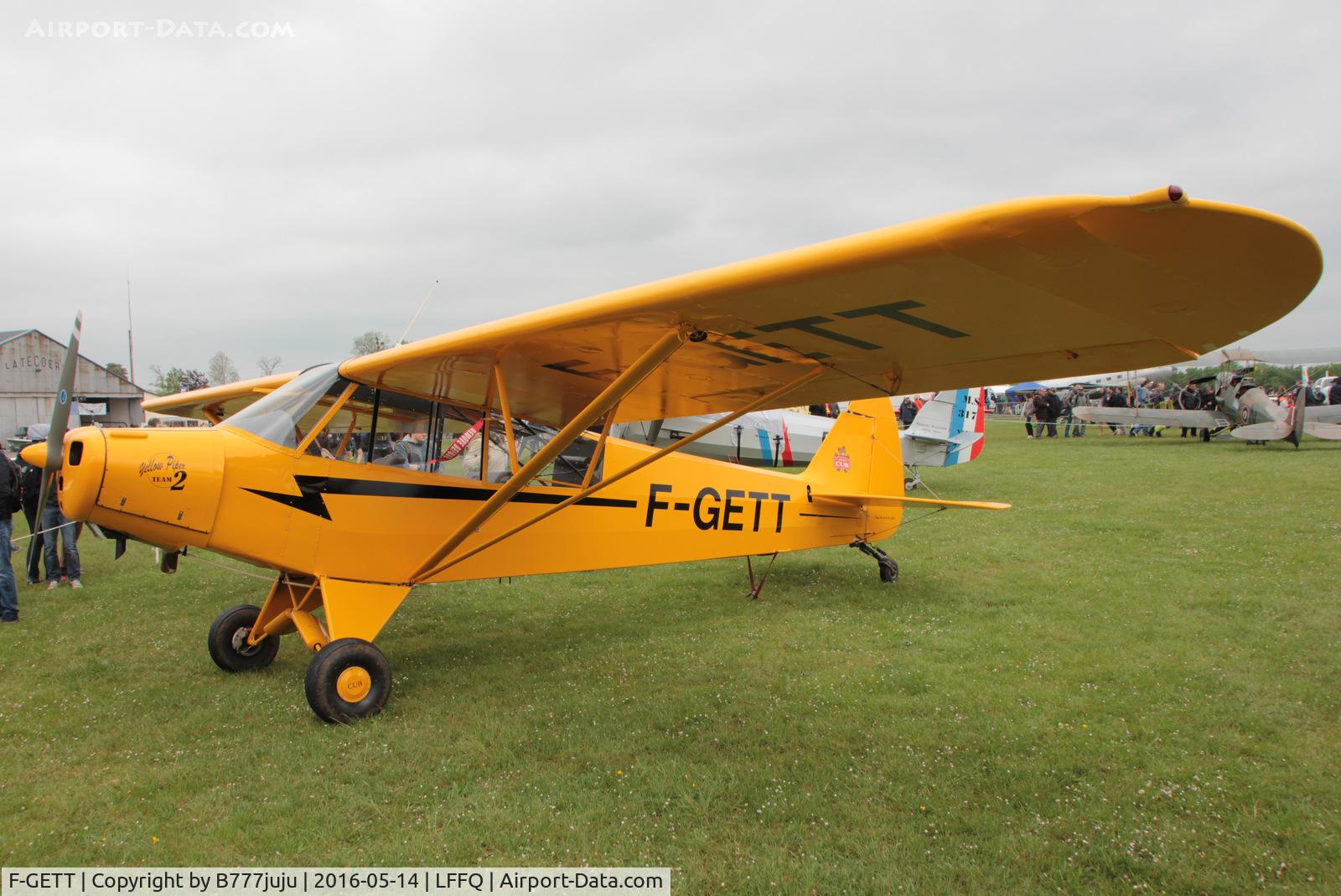 F-GETT, Piper L-18C Super Cub (PA-18-95) C/N 18-3230, at La Fertè-Alais