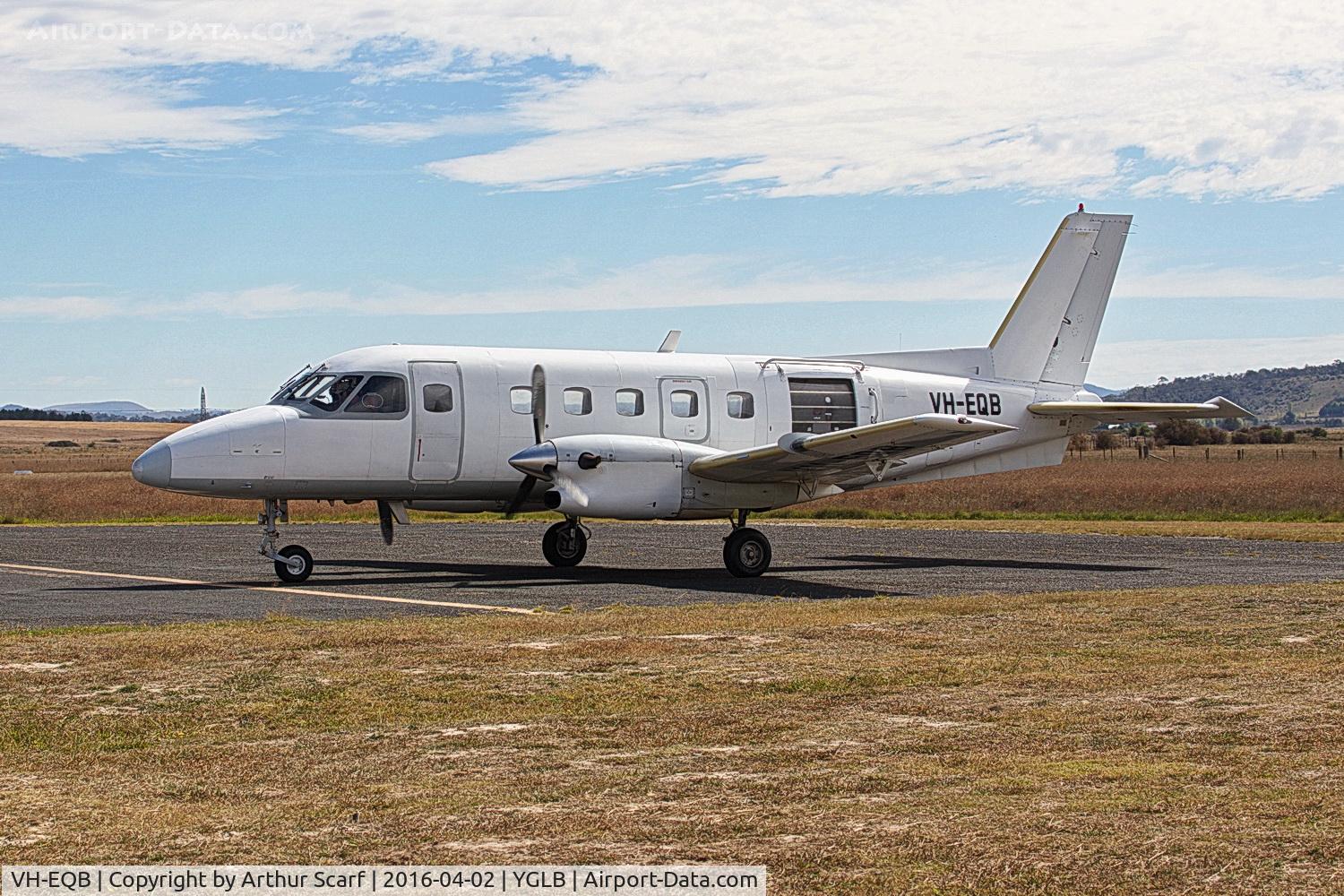 VH-EQB, 1979 Embraer EMB-110P1 Bandeirante C/N 110214, Goulburn NSW April 2016