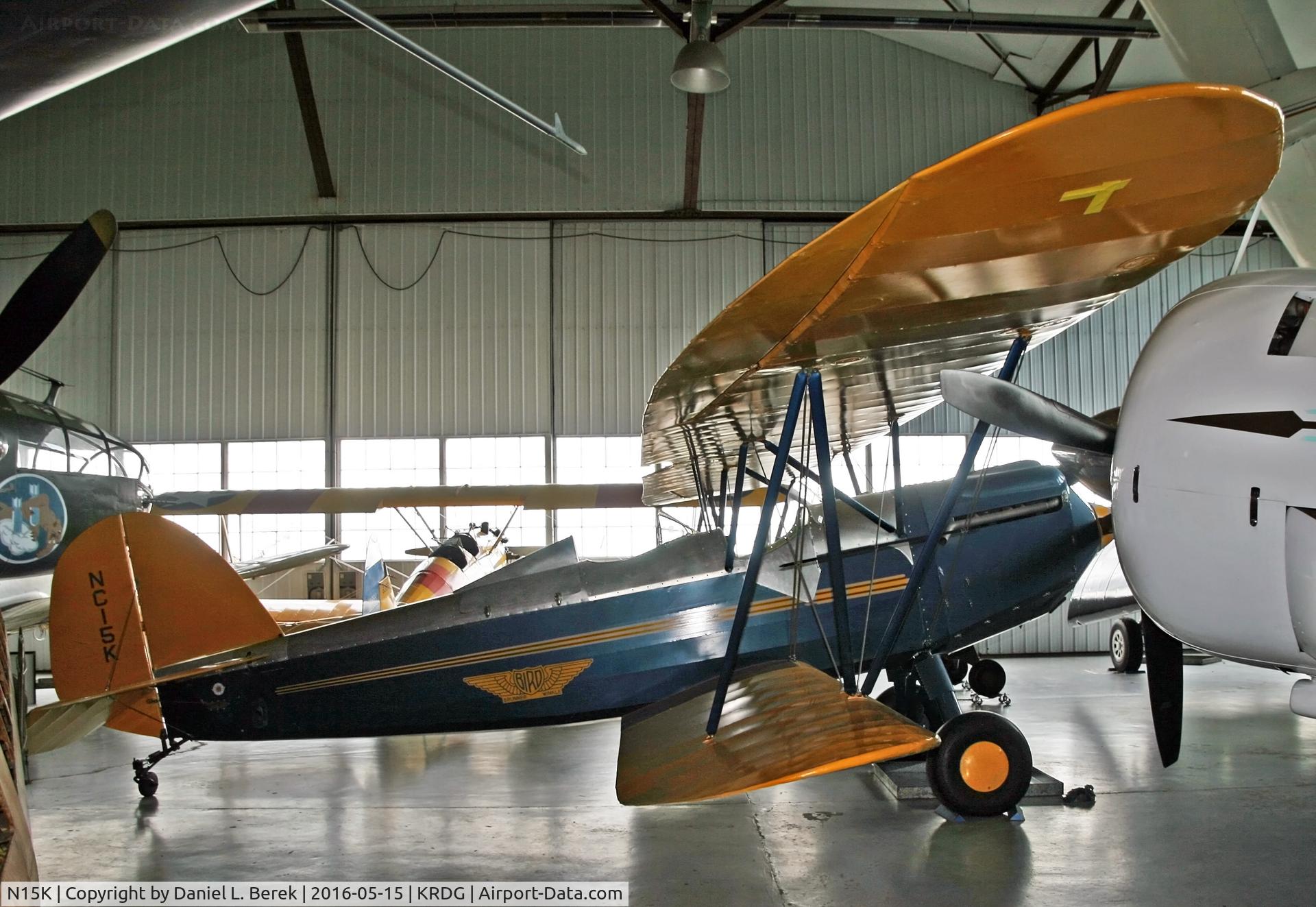 N15K, 1929 Bird A-T C/N 1062, Unlike the more common Bird CK, the Bird A-T is unusual in that it has an in-line rather than a radial engine.