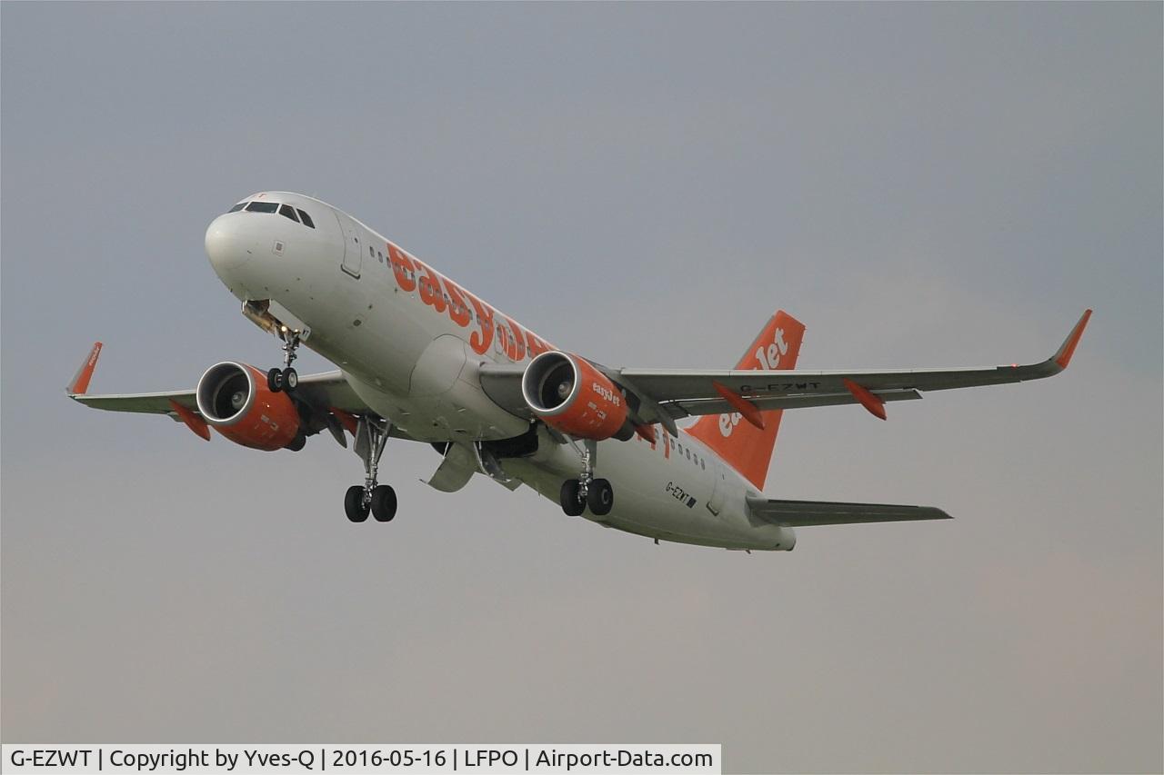 G-EZWT, 2014 Airbus A320-214 C/N 6047, Airbus A320-214, Take off rwy 24, Paris-Orly airport (LFPO-ORY)