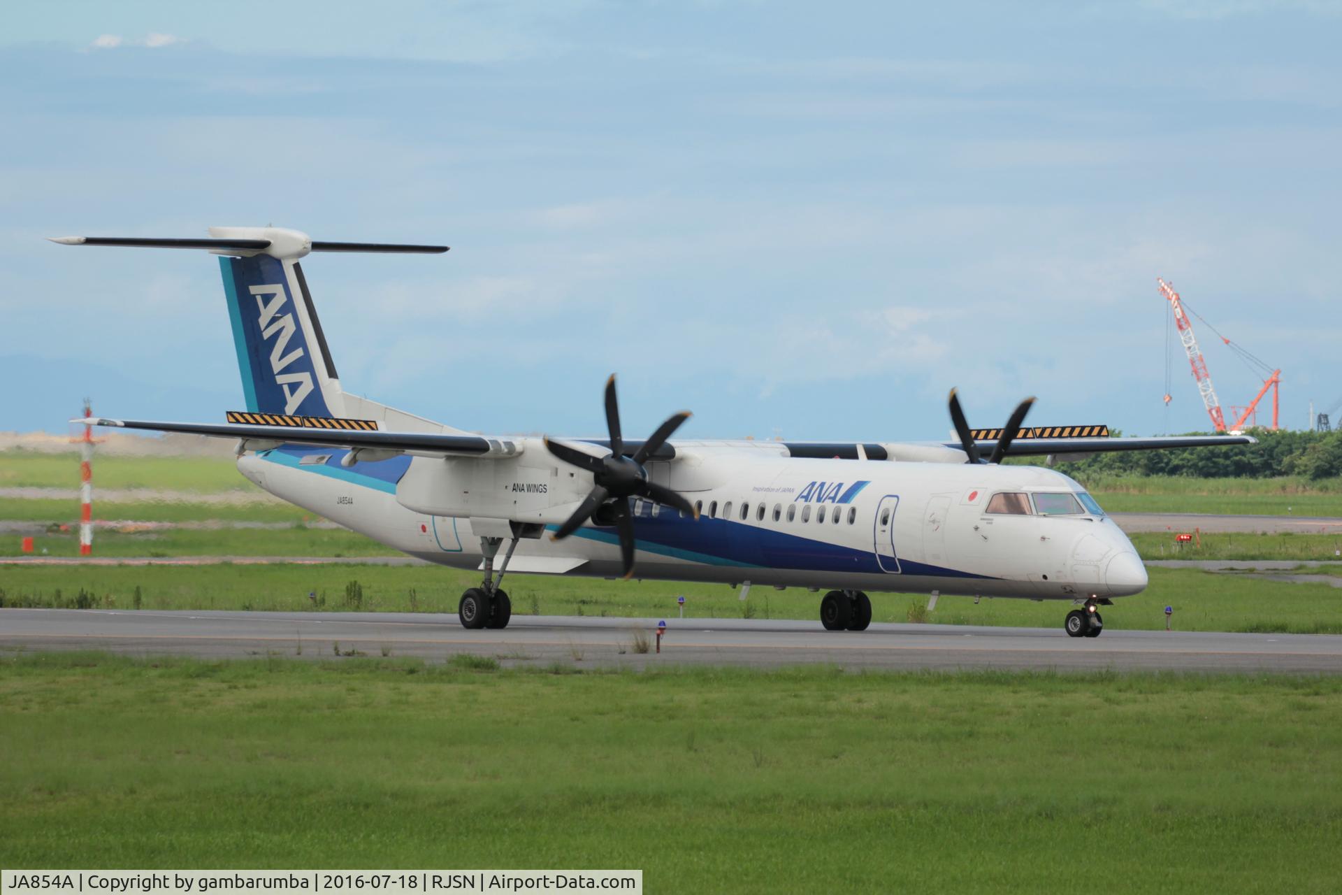 JA854A, 2007 De Havilland Canada DHC-8-402Q Dash 8 C/N 4151, JA854A