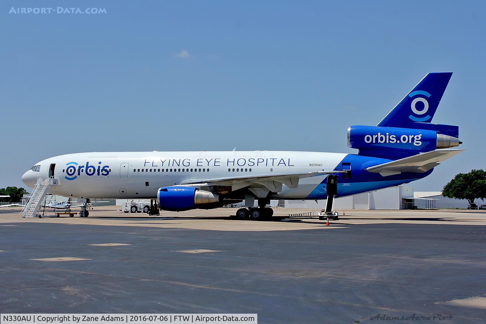 N330AU, 1973 McDonnell Douglas MD-10-30F C/N 46800, Orbis visiting Fort Worth, TX