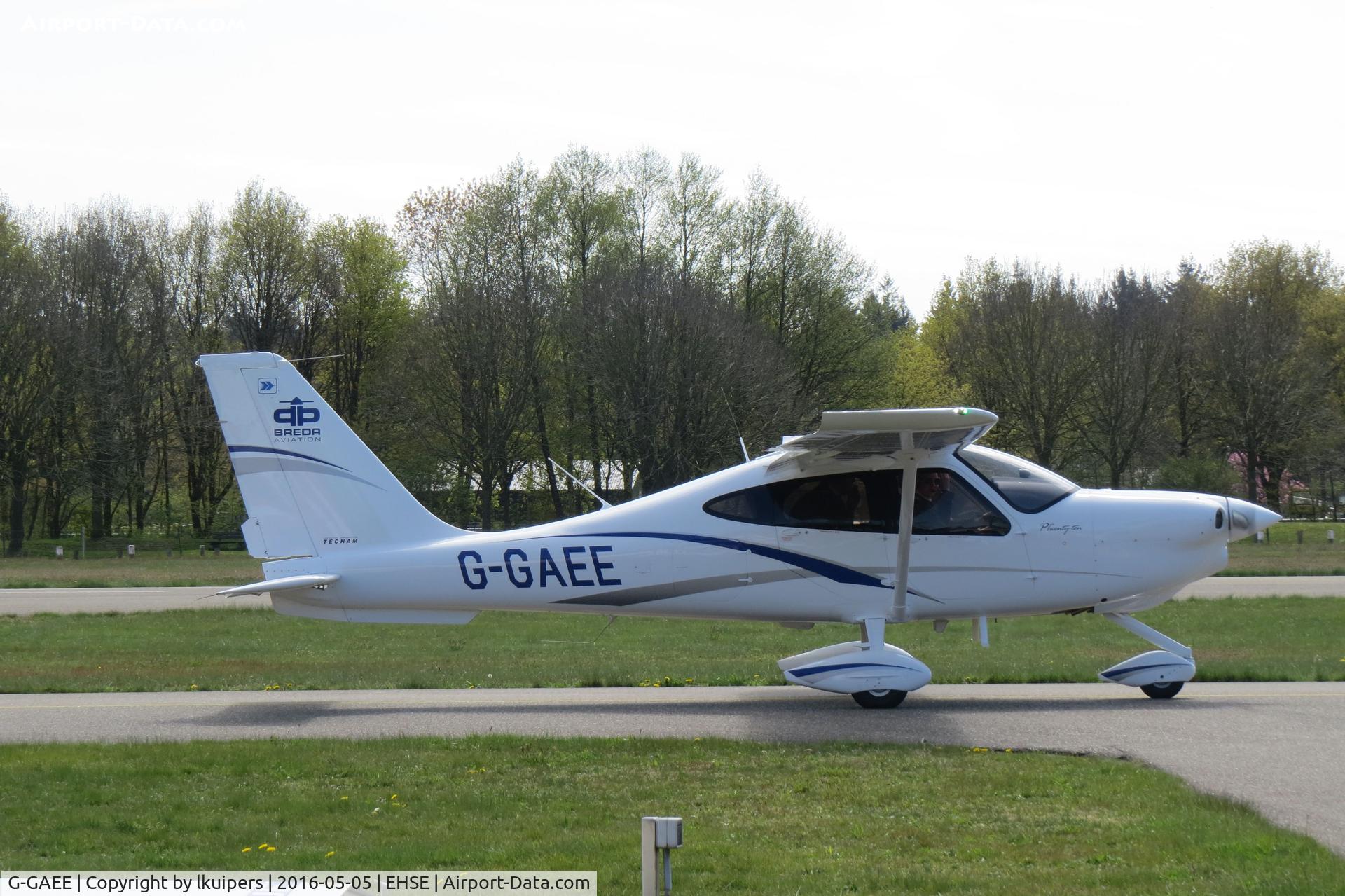 G-GAEE, 2016 Tecnam P-2010 C/N 037, This plane is in use with Breda Aviation.