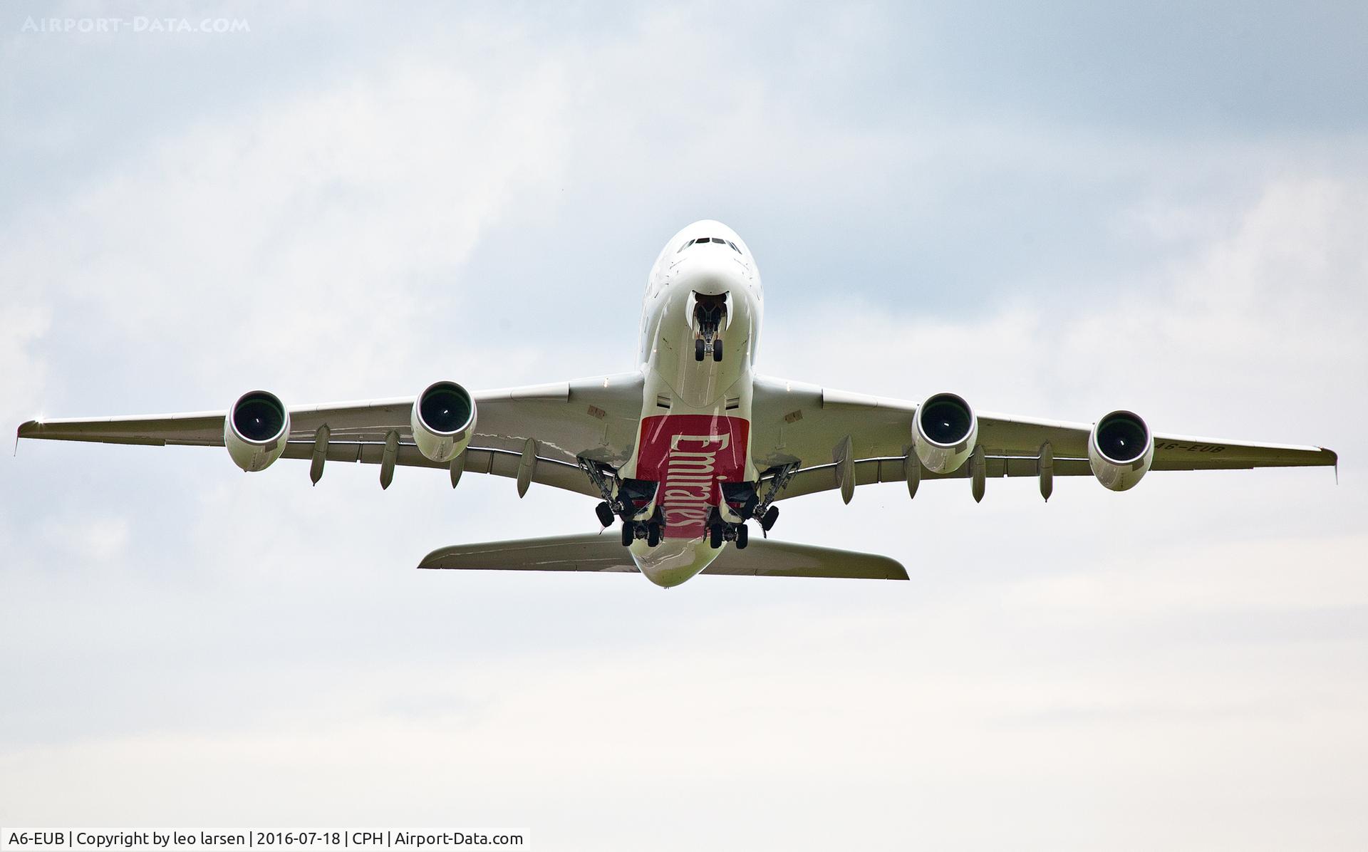 A6-EUB, 2016 Airbus A380-861 C/N 213, Copenhagen 18.7.16
