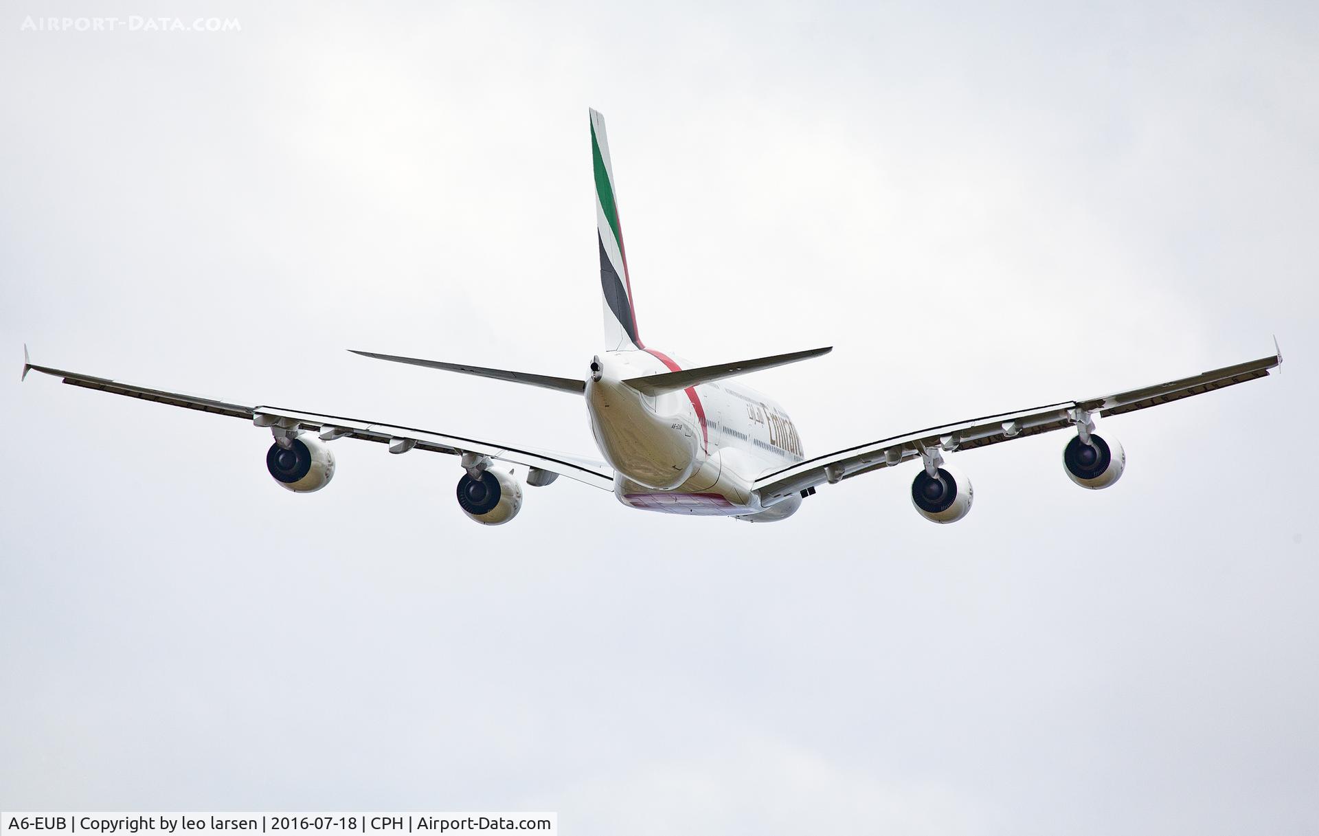A6-EUB, 2016 Airbus A380-861 C/N 213, Copenhagen 18.7.16