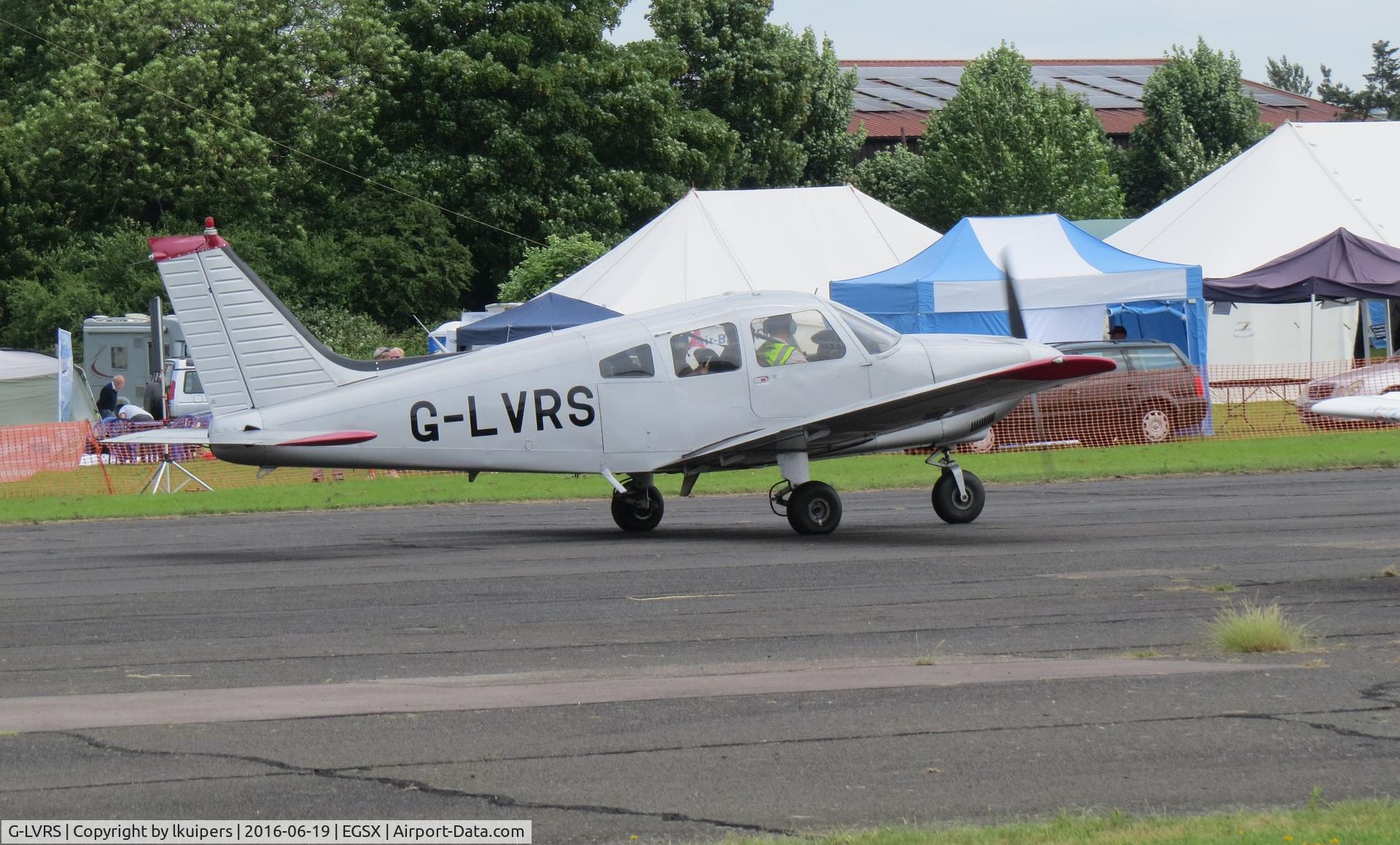 G-LVRS, 1978 Piper PA-28-181 Cherokee Archer II C/N 28-7890059, This one made a short stop at he 2016 Air Britain fly-in
