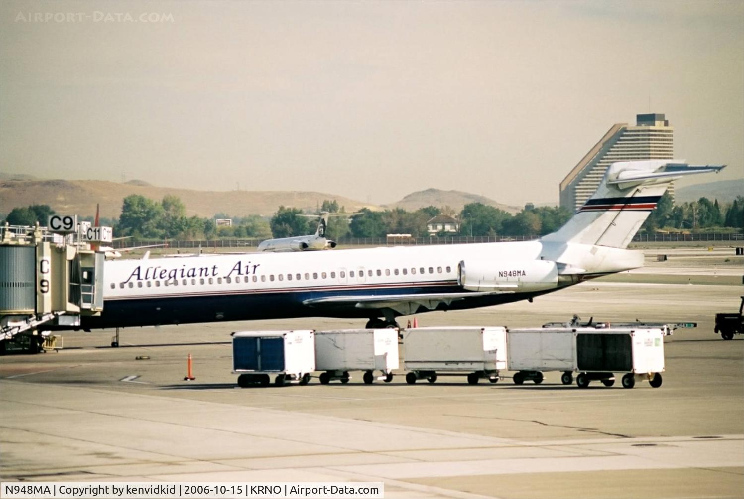 N948MA, 1989 McDonnell Douglas DC-9-87 C/N 49778, Allegiant Air