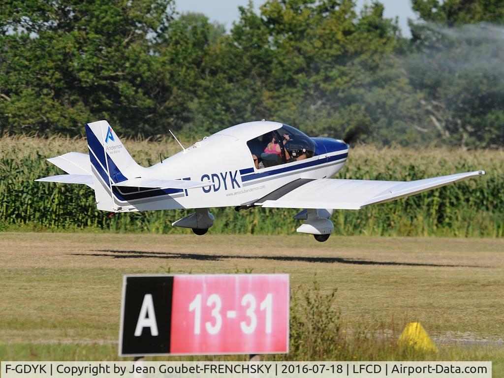 F-GDYK, Robin DR-400-120 Dauphin 2+2 C/N 1661, Aeroclub d'Andernos