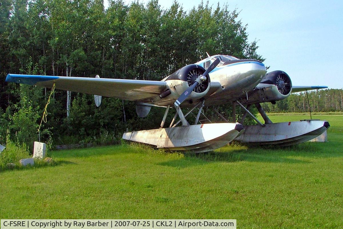 C-FSRE, 1954 Beech 3N Expeditor C/N CA-61, Beech 3N Expeditor [CA-61] ( Excellent Adventures Outposts & Air Services Ltd) Selkirk~C 25/07/2008