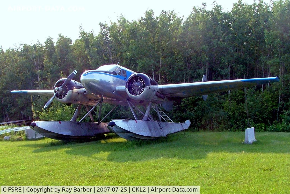 C-FSRE, 1954 Beech 3N Expeditor C/N CA-61, Beech 3N Expeditor [CA-61] ( Excellent Adventures Outposts & Air Services Ltd) Selkirk~C 25/07/2008
