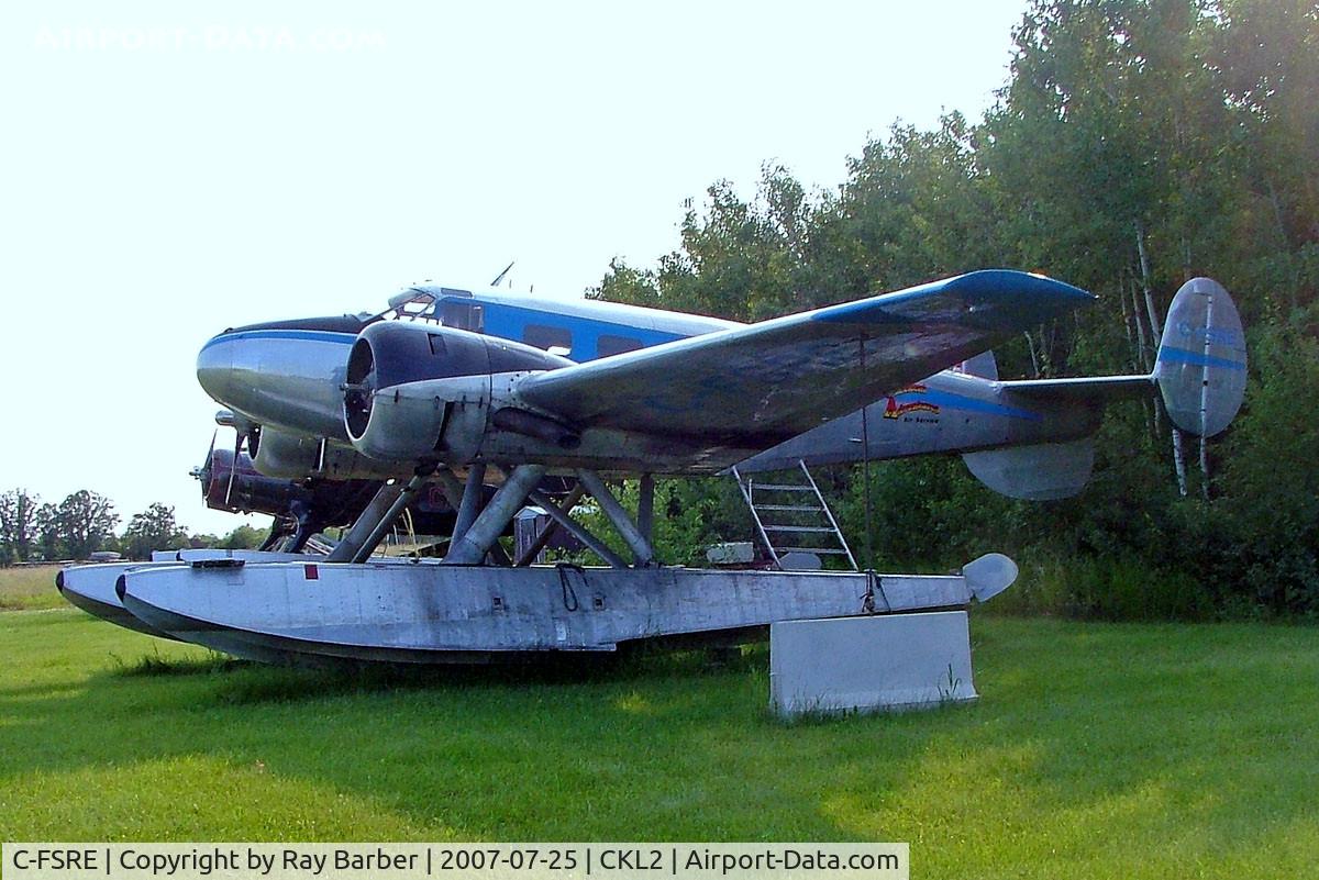C-FSRE, 1954 Beech 3N Expeditor C/N CA-61, Beech 3N Expeditor [CA-61] ( Excellent Adventures Outposts & Air Services Ltd) Selkirk~C 25/07/2008