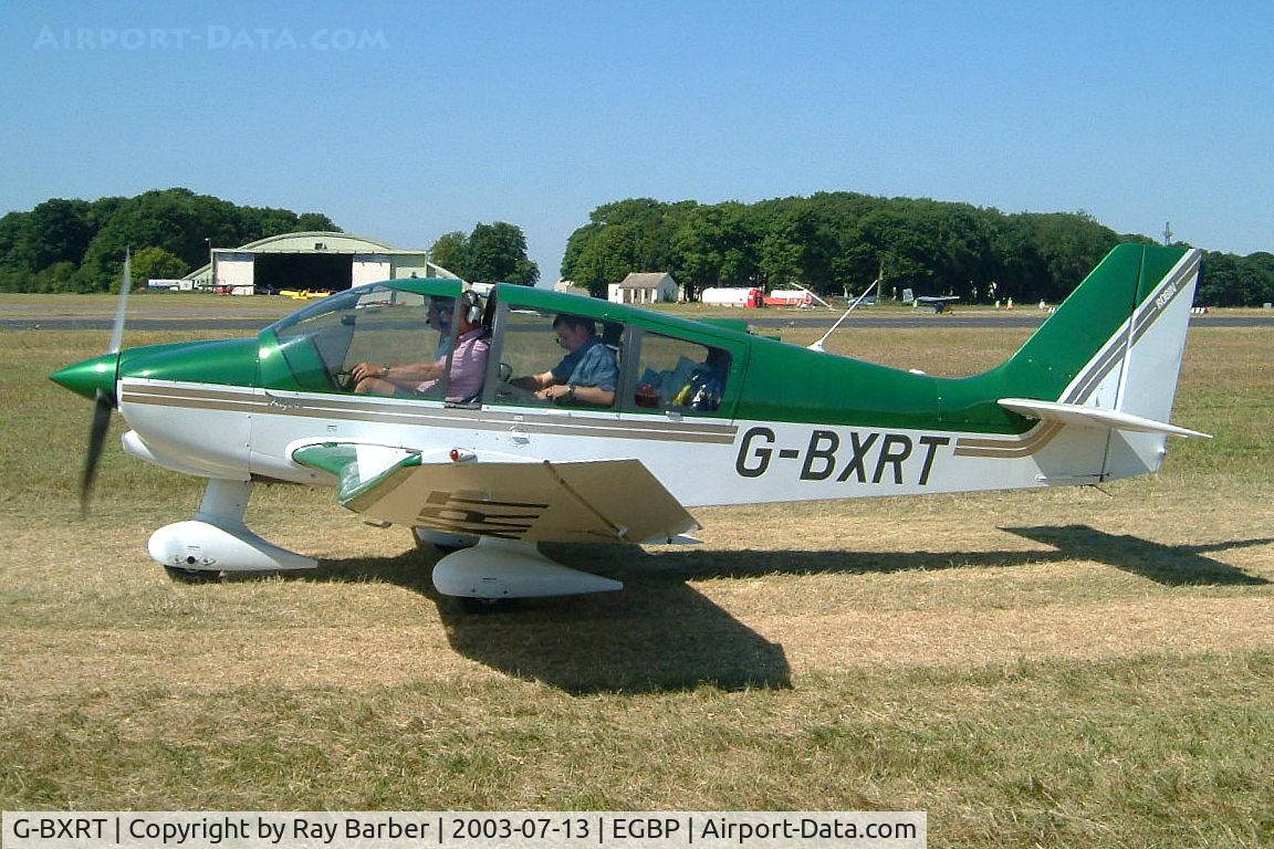 G-BXRT, 1998 Robin DR-400-180 Regent Regent C/N 2382, Robin DR.400/180 Regent [2382] Kemble~G 13/07/2003