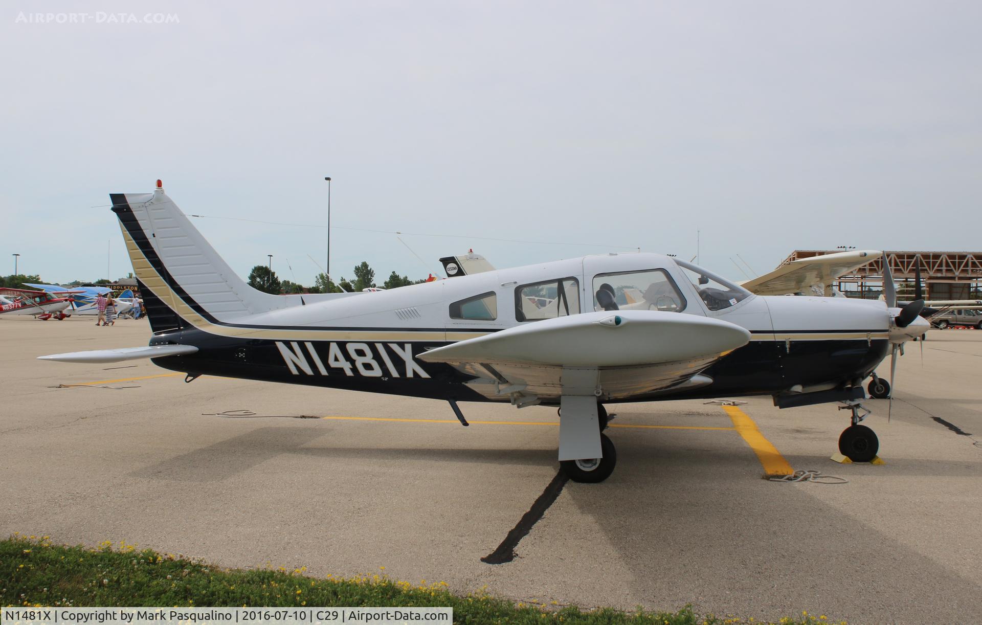 N1481X, 1975 Piper PA-28R-200 Cherokee Arrow C/N 28R-7535289, Piper PA-28R-200