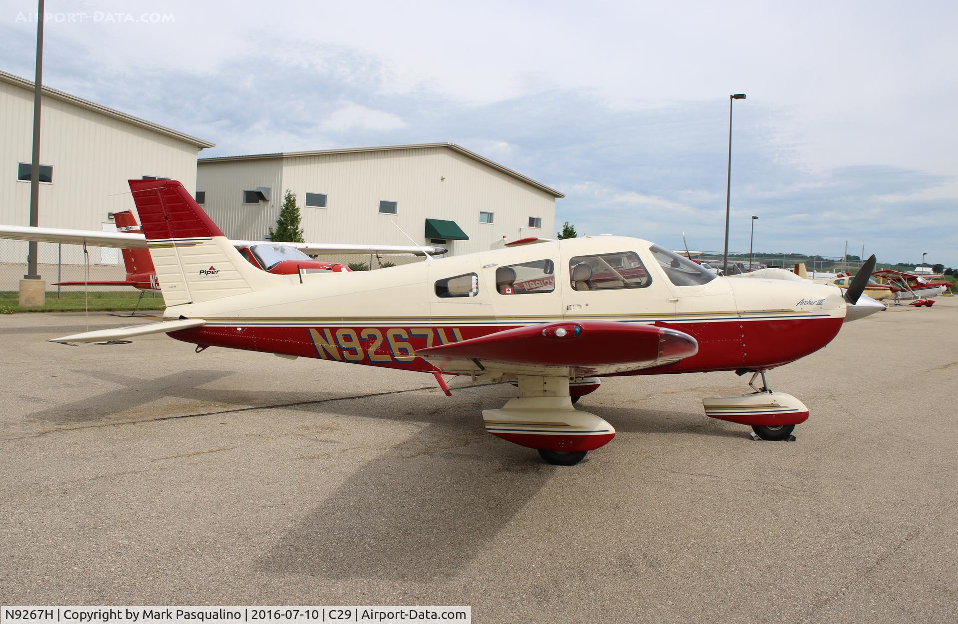 N9267H, 1996 Piper PA-28-181 C/N 2843027, Piper PA-28-181