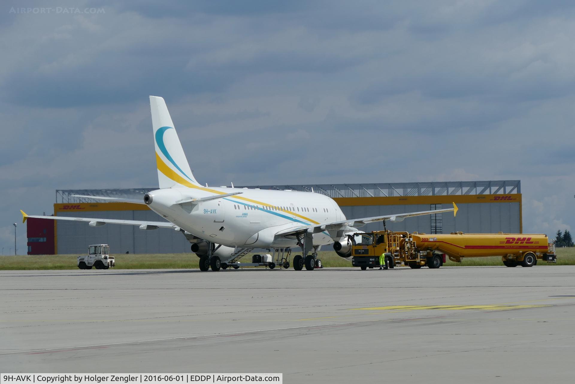 9H-AVK, 2011 Airbus ACJ319 (A319-115/CJ) C/N 4622, Refueling on apron 1 east.....