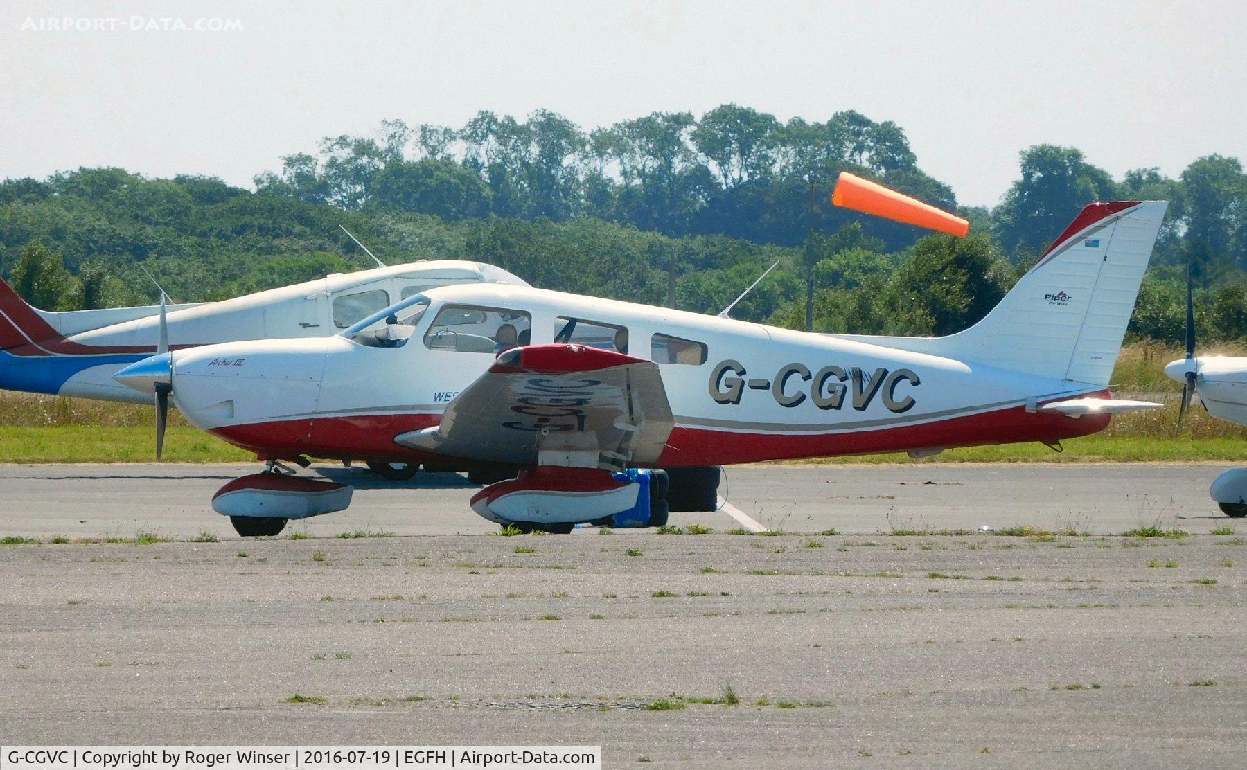 G-CGVC, 2008 Piper PA-28-181 Cherokee Archer III C/N 2843669, Visiting Cherokee Archer III operated by Western Air (Thruxton).