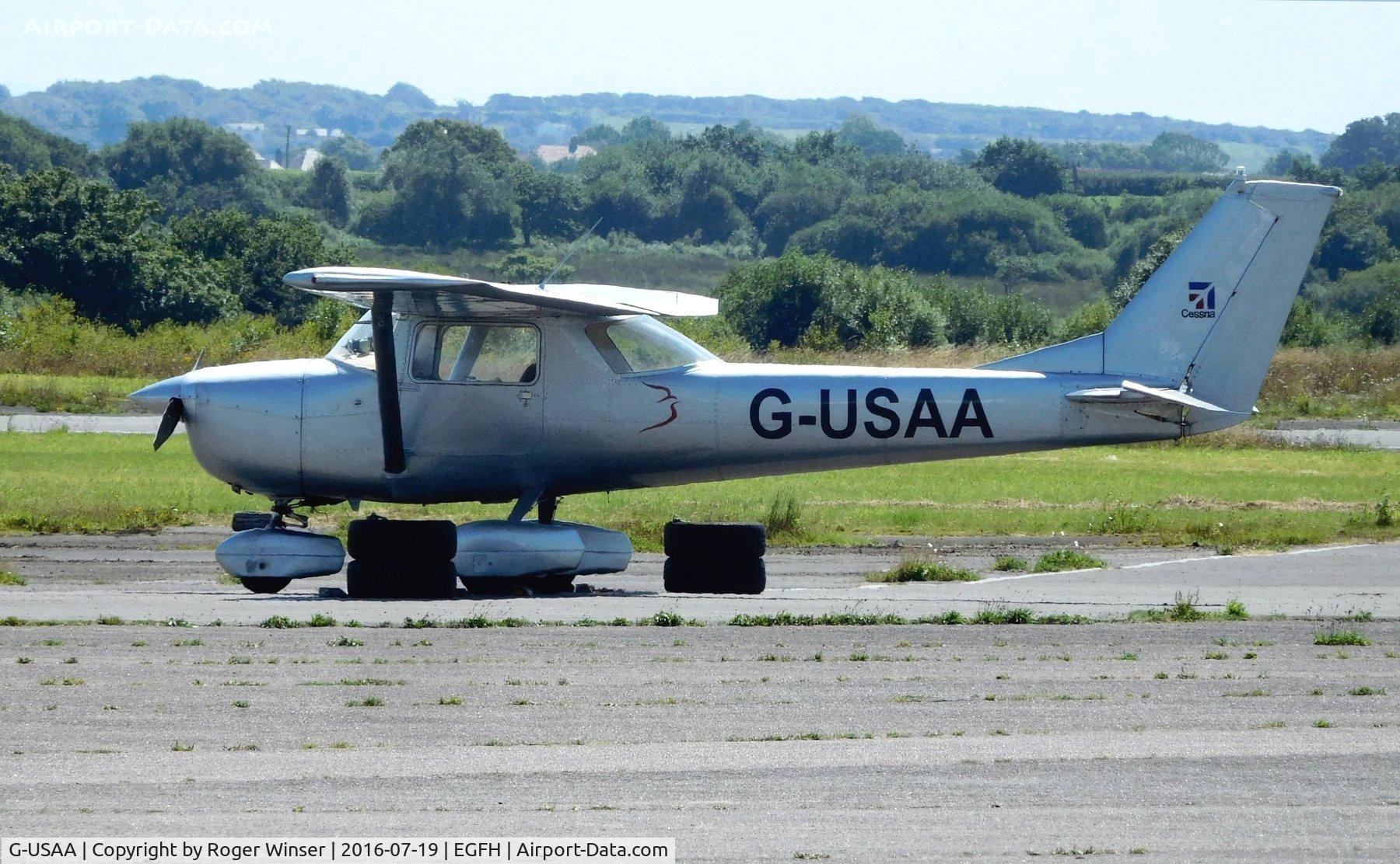 G-USAA, 1967 Reims Cessna F150G C/N 0188, Visiting Reims/Cessna F150G operated by Aeros Holdings.