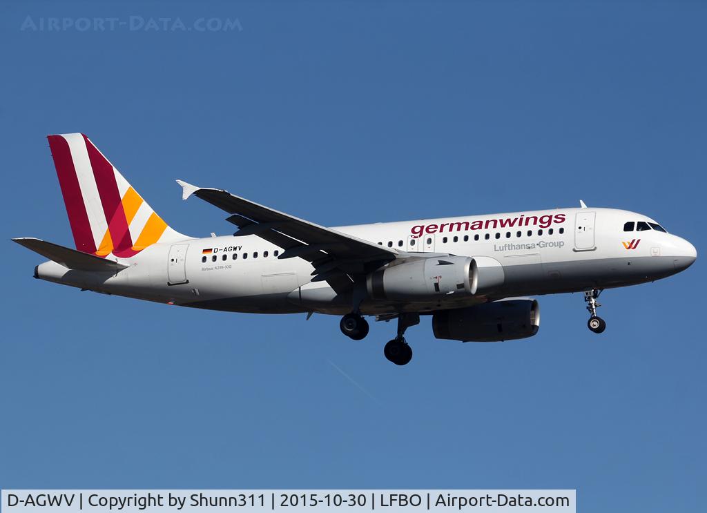 D-AGWV, 2013 Airbus A319-132 C/N 5467, Landing rwy 14R