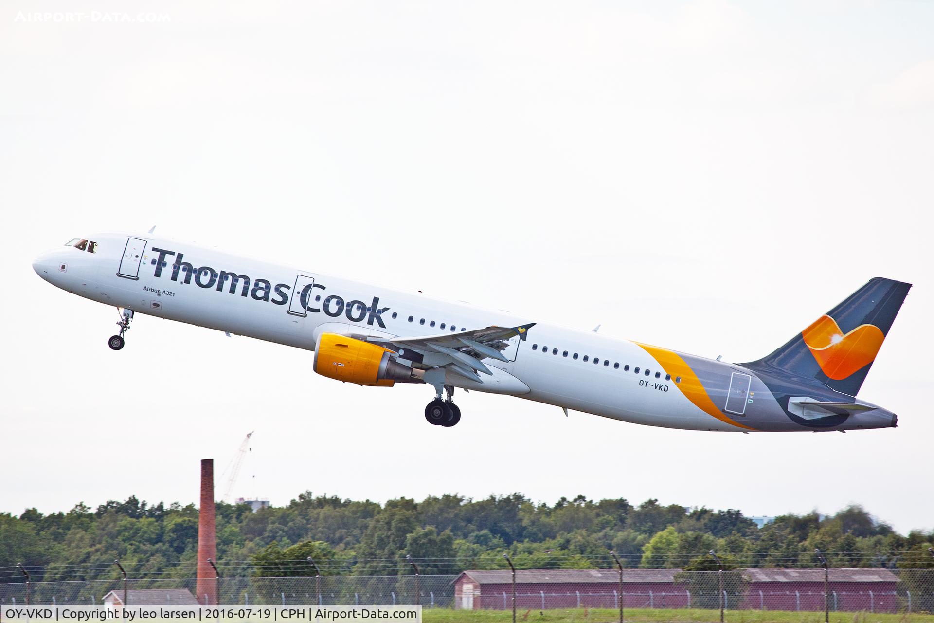 OY-VKD, 2003 Airbus A321-211 C/N 1960, Copenhagen 19.7.16