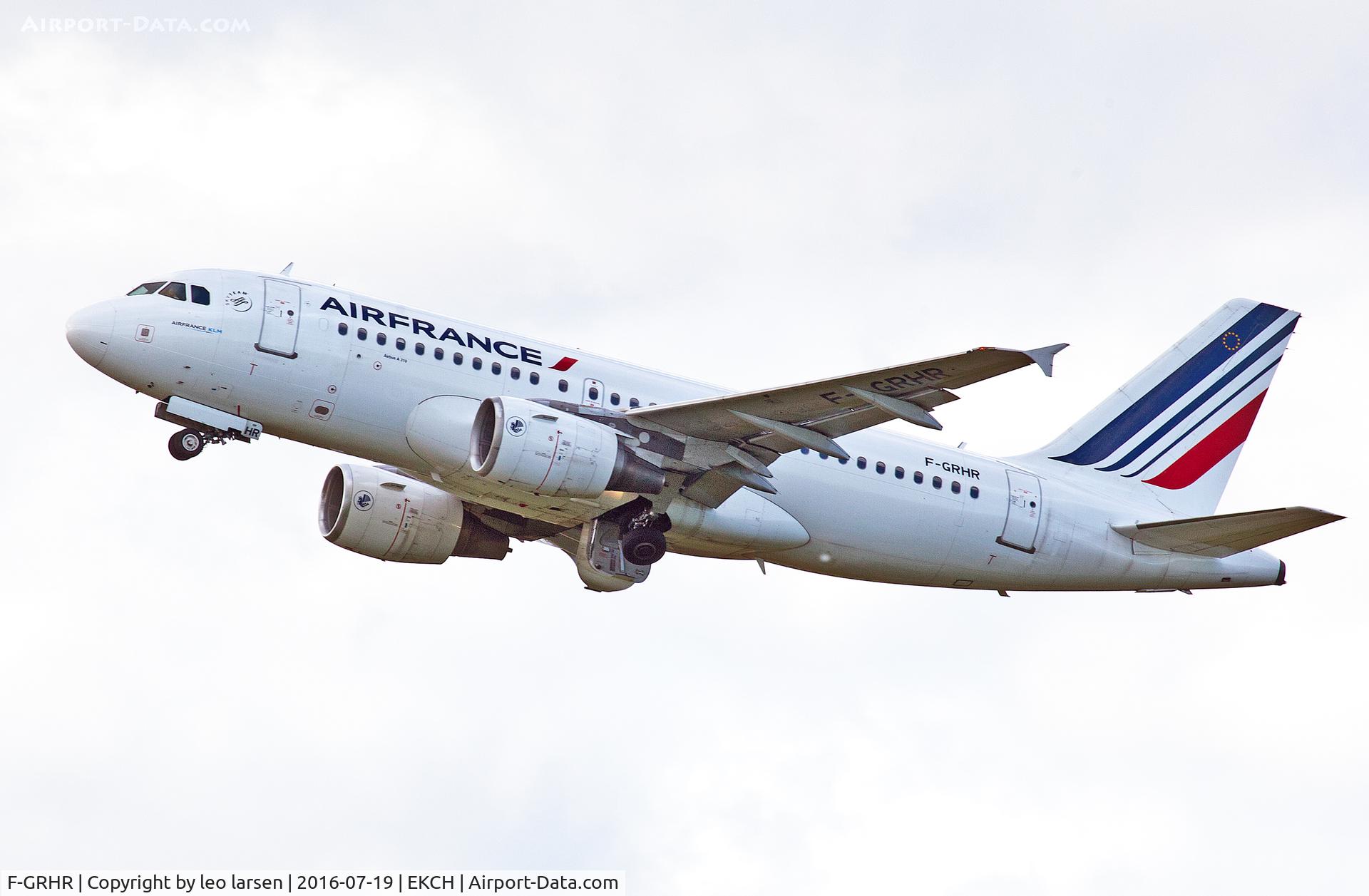 F-GRHR, 2001 Airbus A319-111 C/N 1415, Copenhagen 19.7.16