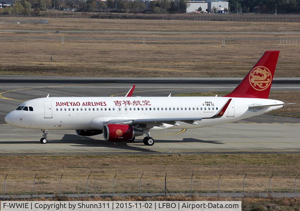 F-WWIE, 2015 Airbus A320-214 C/N 6843, C/n 6843 - To be B-8235