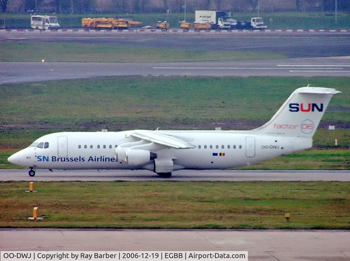 OO-DWJ, 1999 British Aerospace Avro 146-RJ100 C/N E3355, BAe 146-RJ100 [E3355] (SN Brussels Airlines) Birmingham Int'l~G 19/12/2006