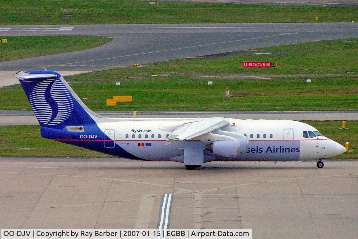 OO-DJV, 1996 British Aerospace Avro 146-RJ85 C/N E.2295, BAe 146-RJ85 [E2295] (SN Brussels Airlines) Birmingham Int'l~G 15/01/2007