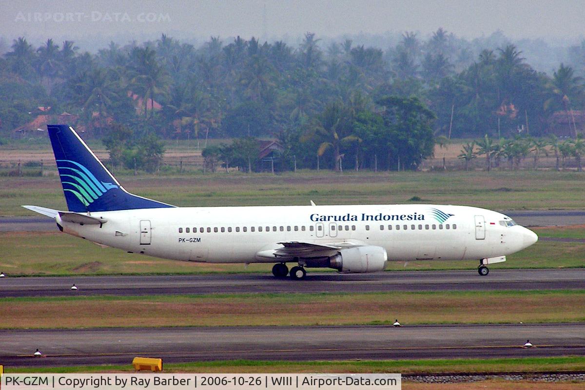 PK-GZM, 1998 Boeing 737-4M0 C/N 29208, Boeing 737-4M0 [29208] (Garuda Indonesia) Jakarta-Soekarno Hatta Int~PK 26/10/2006